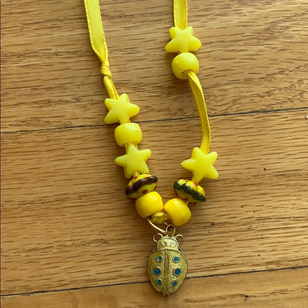 Lady Bug Charm Necklace